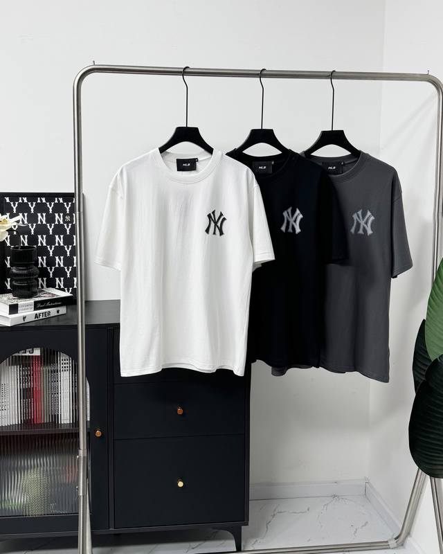 1864384FFF #25 New Mlb Couple Sweatshirt Men and Women Ny Retro High-end Printed