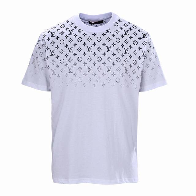Louis Vuitton Lv gradient shoulder short-sleeved T-shirt Authentic 8300 purchase
