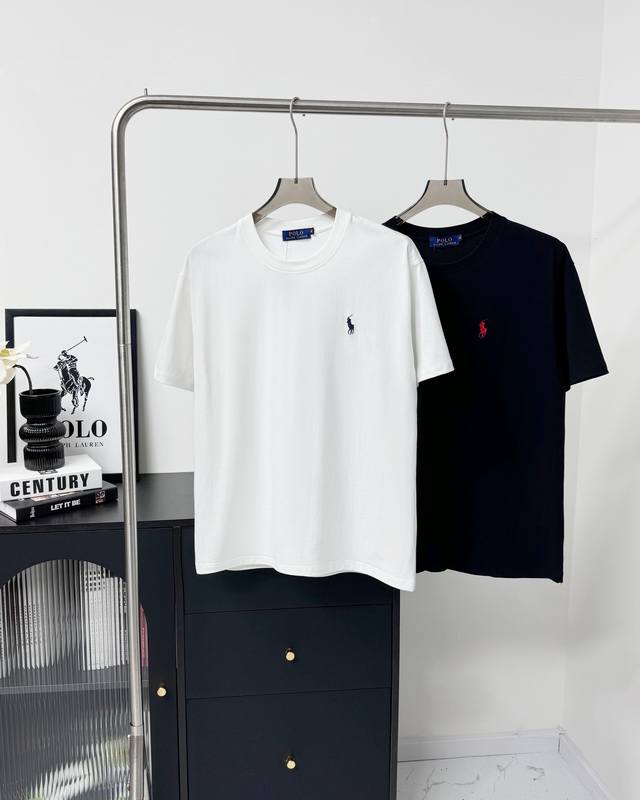 New arrival! Ralph Lauren Pony Logo Round Neck Short Sleeve Pony Round Neck Sho