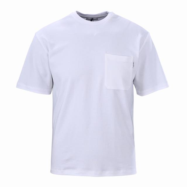 Prada Prada Prd Label Pocket Short Sleeve T-shirt Customized mercerized hydrogen