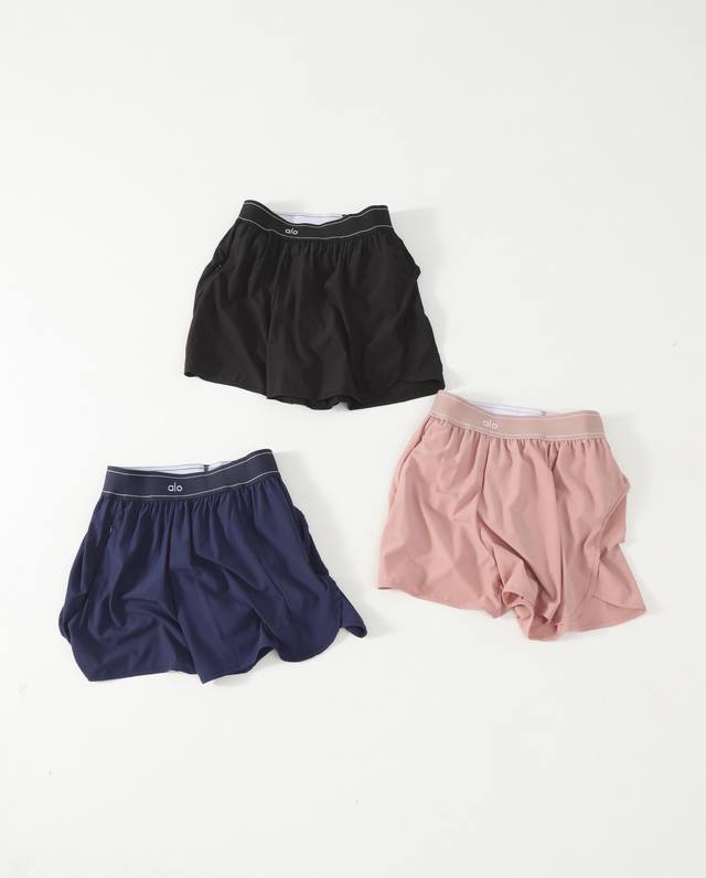 Details# Alo sports shorts, a must for summer sports & daily outings Three-color