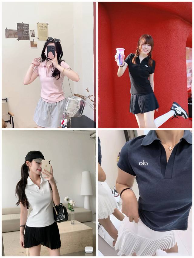 Tops Model Picture# Shorts Top version of five color suits are released Alo Yoga