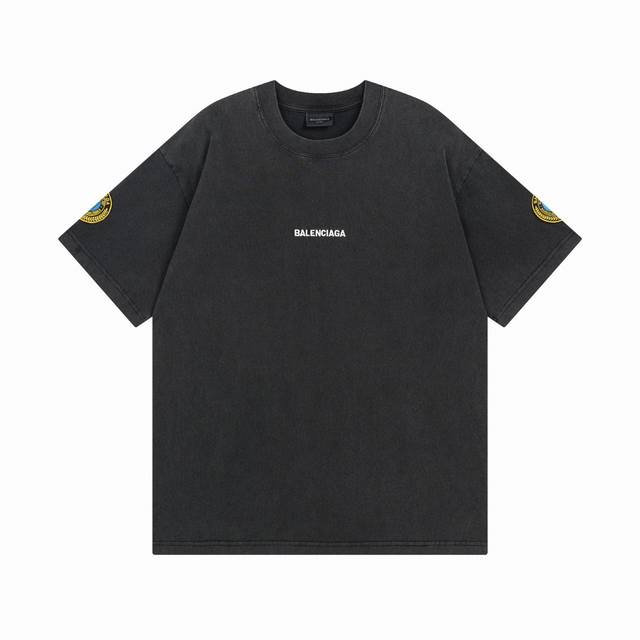 Balenciaga 2025 Ss new style Paris letter Logo embroidery on the chest, exquisit