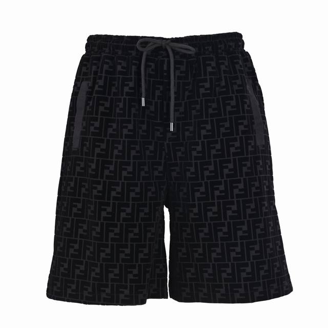 Fendi Fendi Fd 22 new Ff full print flocked shorts The original version was purc