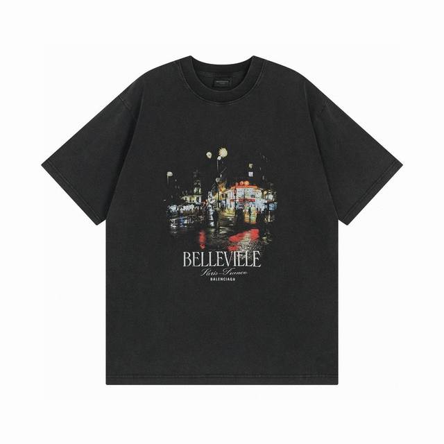 Balenciaga Parisian family 2025 Ss Paris night scene retro washed distressed dir