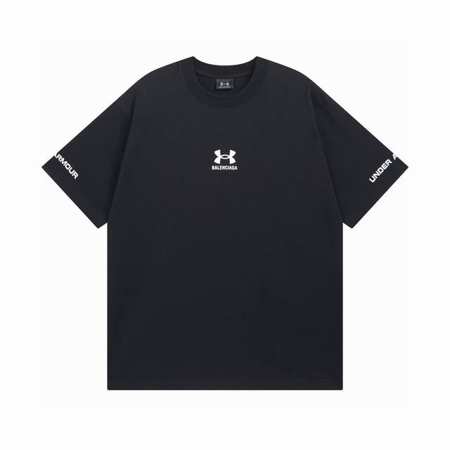 Balenciaga 2025 Ss joint Under Armour front and back left and right printed shor