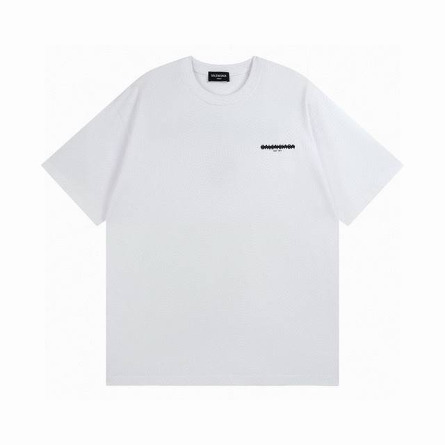 Balenciaga 2025 Ss seal letter Logo printed short-sleeved T-shirt The quality of