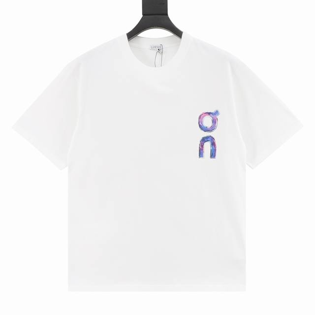 Loewe 25Ss Angpao joint graffiti logo printed short sleeves Using original plate