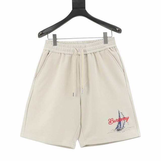 Burberry 25Ss Sailboat Print Shorts The new Burberry shorts have a minimalist si