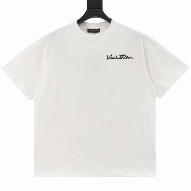 Louis Vuitton 24Ss Back sun foam print short sleeves Front donkey family small l