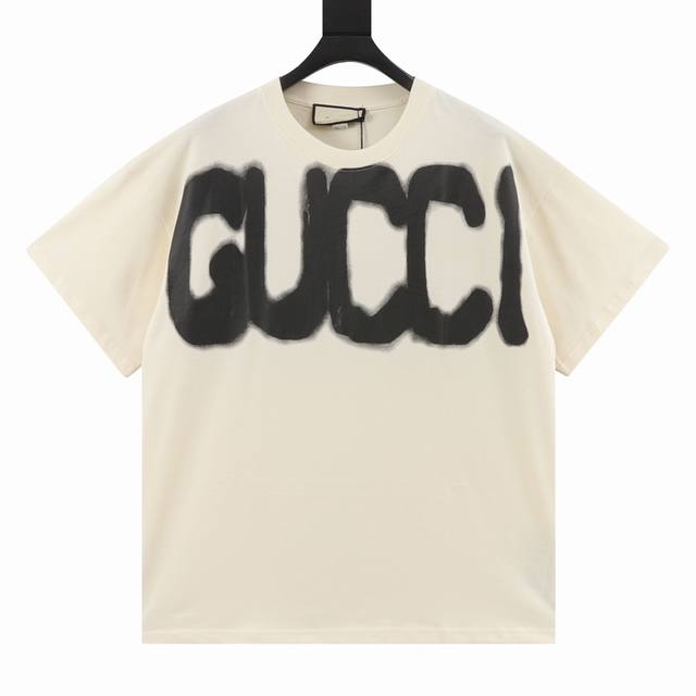 Gucci & Balenciaga joint graffiti letter print short sleeves The exclusive joint