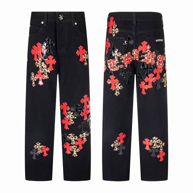 Chloe Hearts Ch City Limited Series Leopard Flame Cow King Heavy Industry Denim