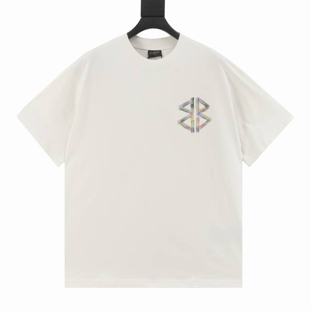 Balenciga Balenciga hand-painted coke pattern round neck short-sleeved T-shirt M
