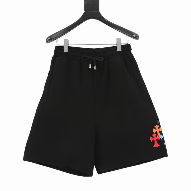 Chrome Hearts Ch 25Ss Embroidered colorful leather label shorts Hand-cranked cus
