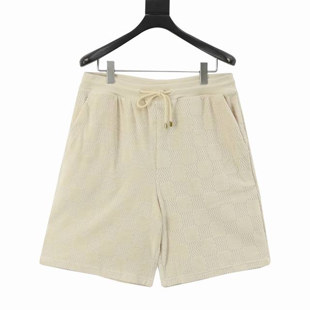 Louis Vuitton Lv checkerboard drawstring terry shorts Authentic 10707 purchase,