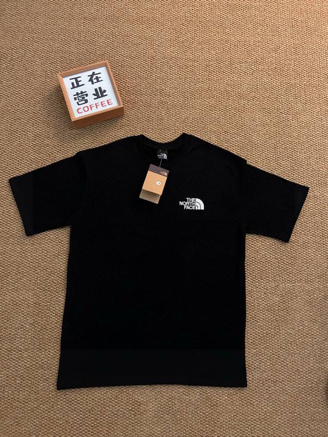 Top embroidery quality The North Face Basic short-sleeved loose men and women co