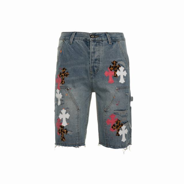 Chrome Hearts | Chrome Hearts Ch Chrome Hearts blue, white and multi-color leath