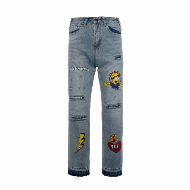 Carhartt ح Carhartt False Perception Holy Spirit Diamond Washed Damaged Jeans -