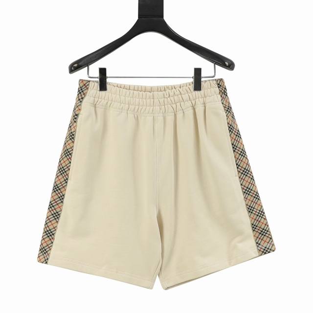 Burberry Burberry 25Ss new webbing drawstring shorts Made from cotton blend plai