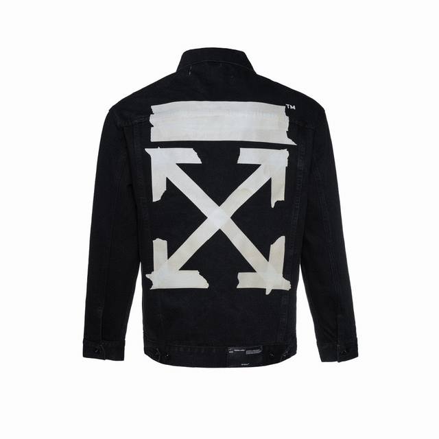 Correct version top replica Off White new tape patch arrow Ow men's and women's
