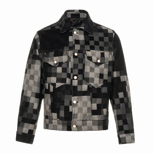 Evergreen top version Louis Vuitton Pharrell co-branded mosaic checkerboard den
