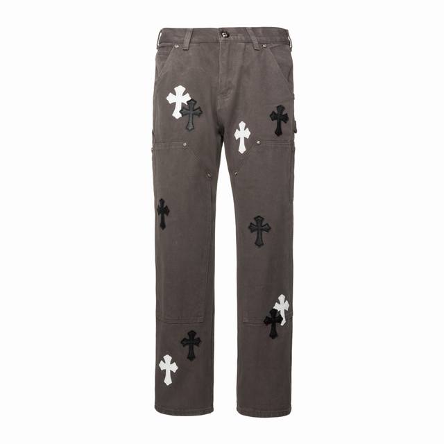 Chrome Hearts Matty Boy Sex Records Leather Patched Workwear High Street Jeans I