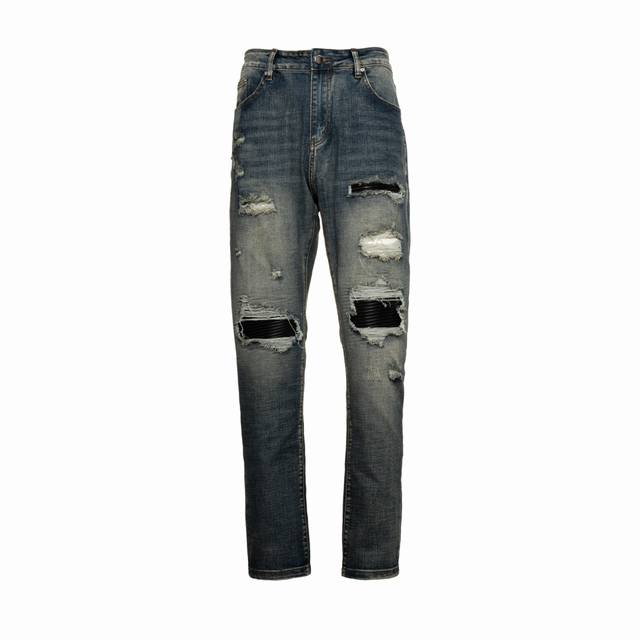 Amiri Japanese washed distressed ripped high street slim fit jeans - In recent y
