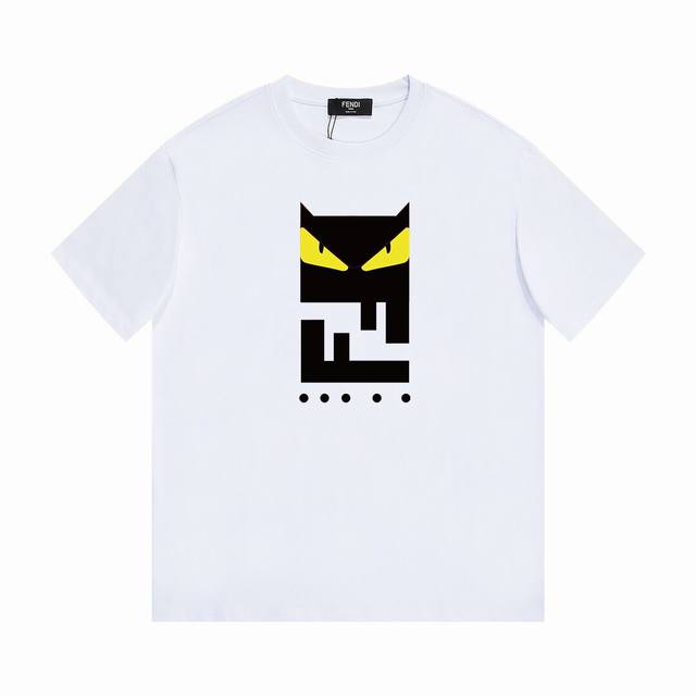 Fendi Fendi Little Monster short-sleeved T-shirt, elegant design looks full of t