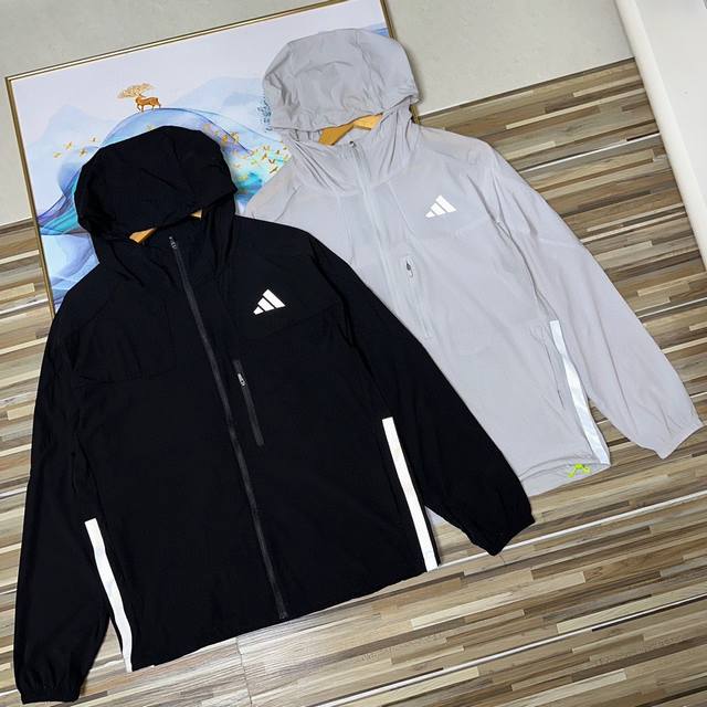 New arrival 13020M reflective Adidas sunshade jacket men's sportswear skin clot