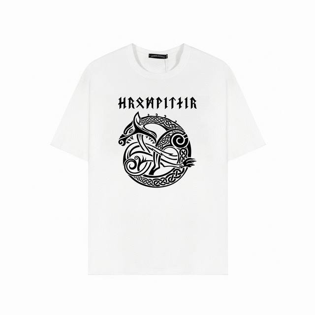 Crocs heart snake style personality short-sleeved T-shirt, simple design looks