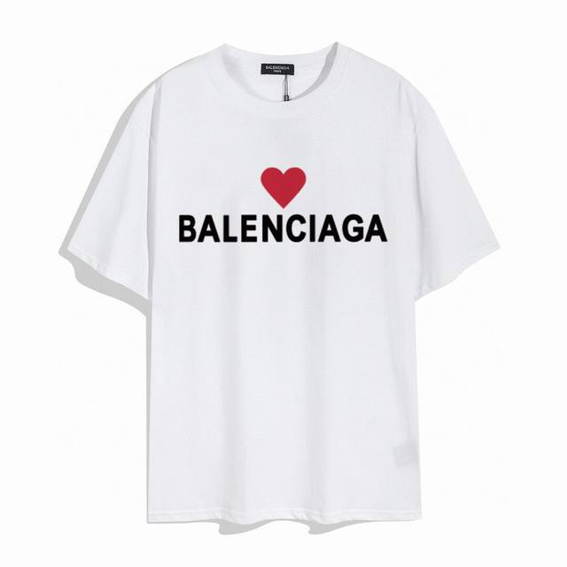 Balenciaga Balenciaga Valentine's Day limited edition heart short sleeves, quali