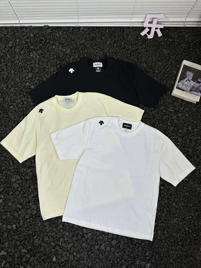 New sizes S to 3Xl loose version Descente 25Ss new summer short-sleeved T-shirt