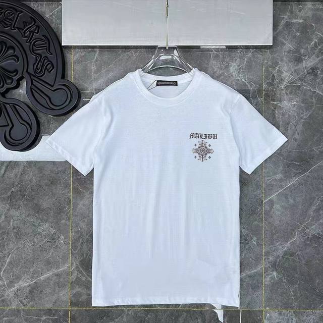 D10 Chrome Hearts Sanskrit cross horseshoe letter flower men and women casual lo
