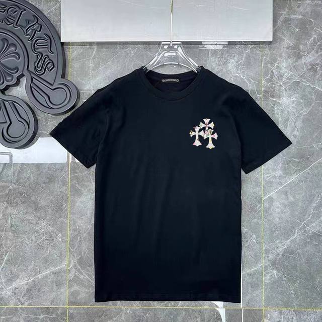 D28 Chrome Hearts Ch Kaleidoscope Sword Short Sleeve Version Comfortable Unisex