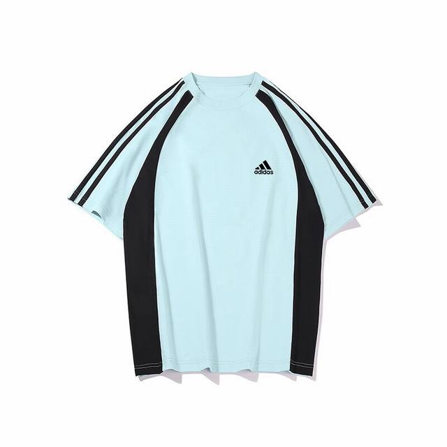 for Adidas 25Ss high quality new four-color short-sleeved {three-dimensional si