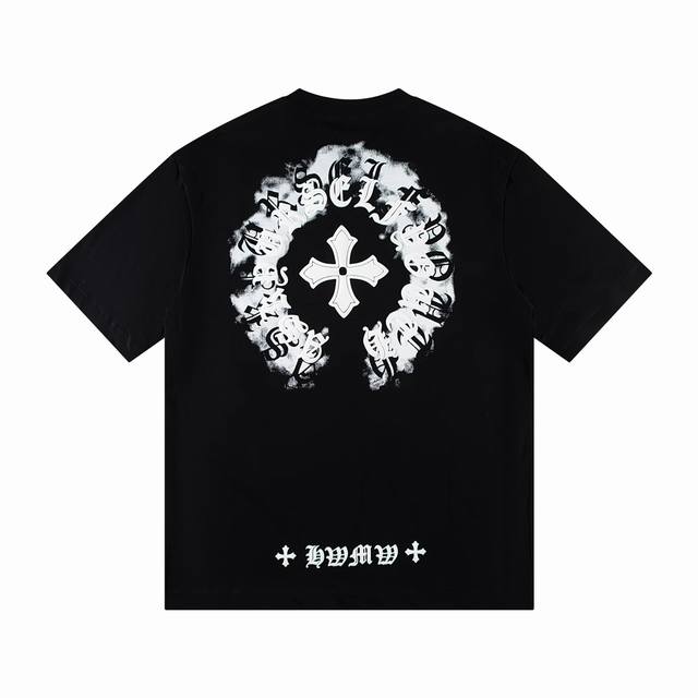 Style No. 6720 Chrome Hearts 2025Ss new spring and summer pure cotton 300g doub