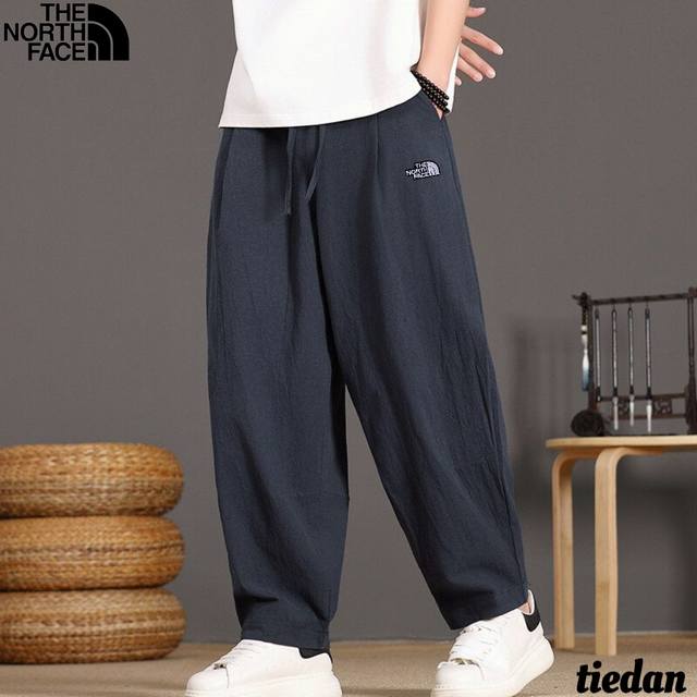 The North Face new summer style, same style for men and women, cotton and linen,