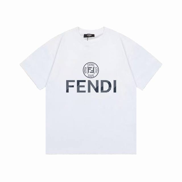 Style number: F044 Fendi 2025 new summer round neck short-sleeved T-shirt! - 26