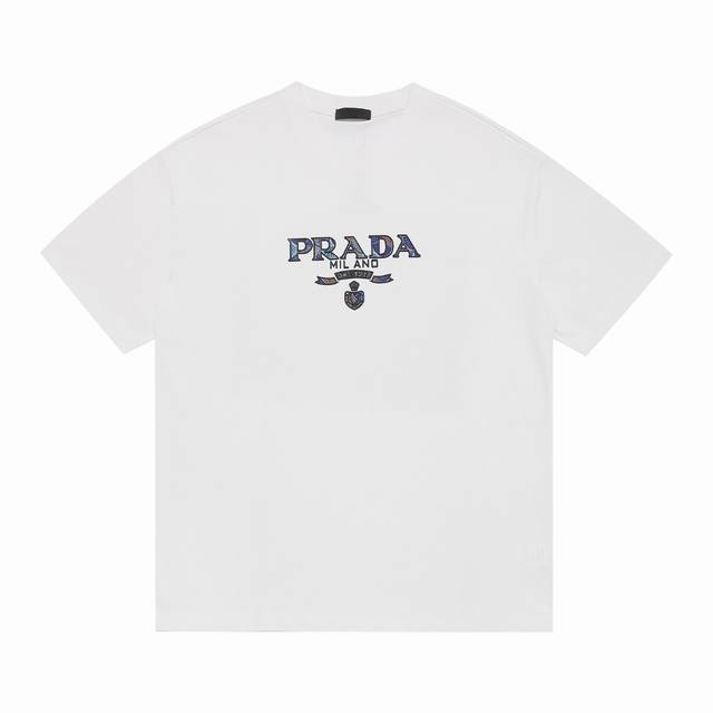 New High version Prada Prada letter silicone batch color embroidery cloth craft