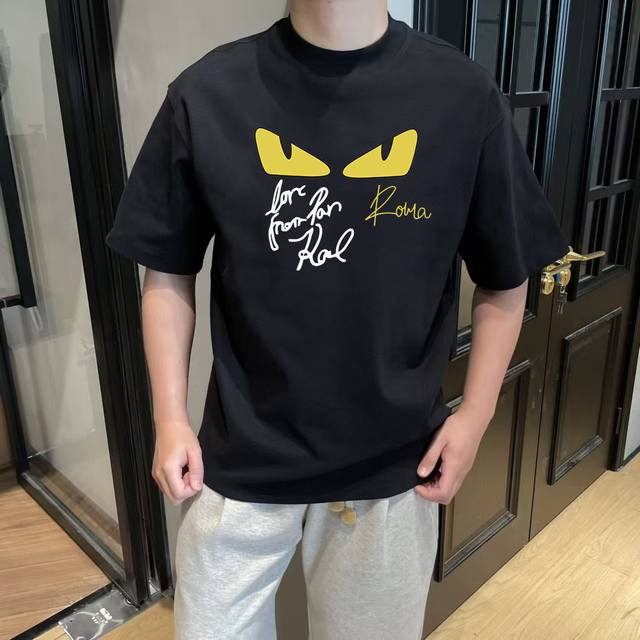Style number: F039 Fendi 2025 new summer round neck short-sleeved T-shirt! - 26