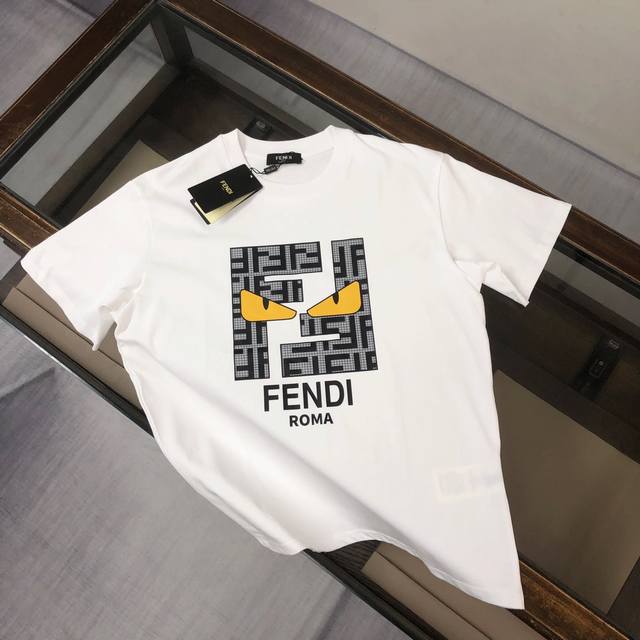 Style number: F037 Fendi 2025 new summer round neck short-sleeved T-shirt! - 26