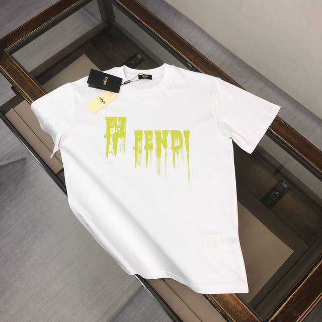 Style number: F033 Fendi Fendi 2025 new summer round neck short-sleeved T-shirt