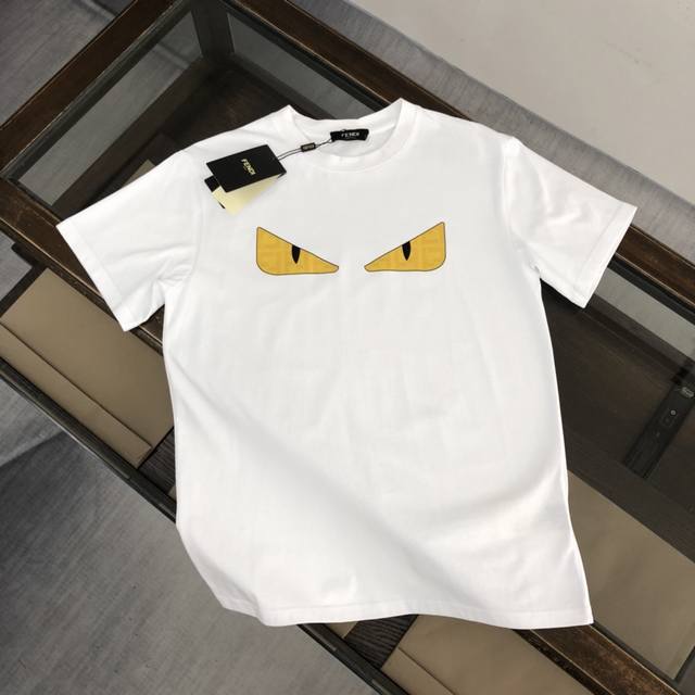 Style number: F032 Fendi Fendi 2025 new summer round neck short-sleeved T-shirt