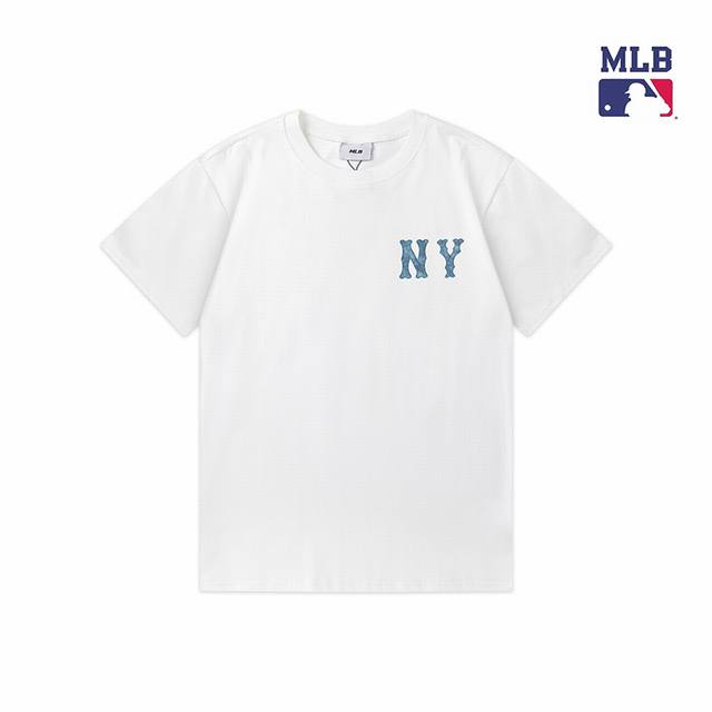 New High version Mlb official large letter Ny Logo sports casual short-sleeved r