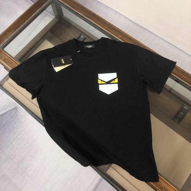 Style number: F031 Fendi Fendi 2025 new summer round neck short-sleeved T-shirt