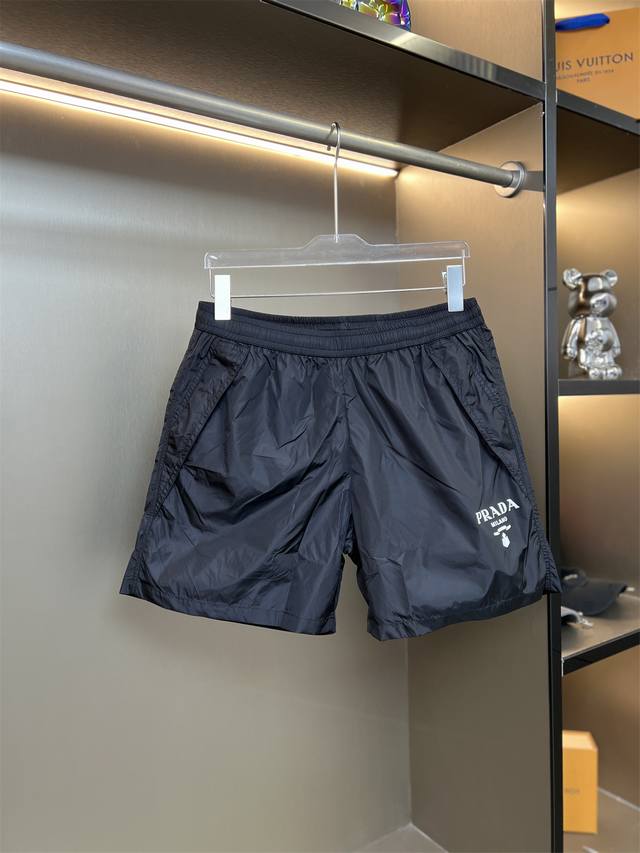 6232#2025 new Prada summer new 4-point shorts customized hardware letter zipper