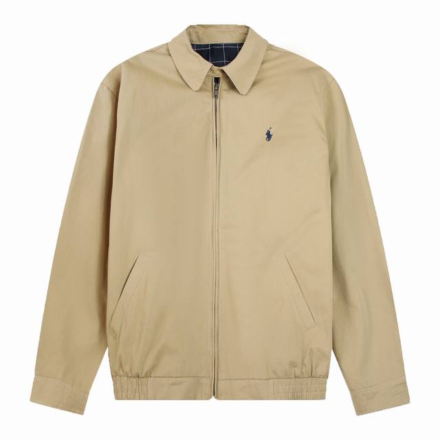 New arrival Ralph Lauren Ss classic old money style stand collar executive zipp