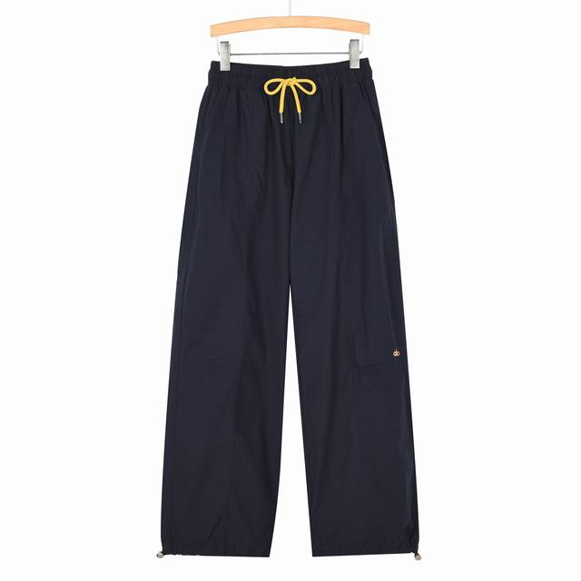 Alo Yoga2025 Ice Porcelain Cotton High Waist Drawstring Scimitar Balloon Pants Q