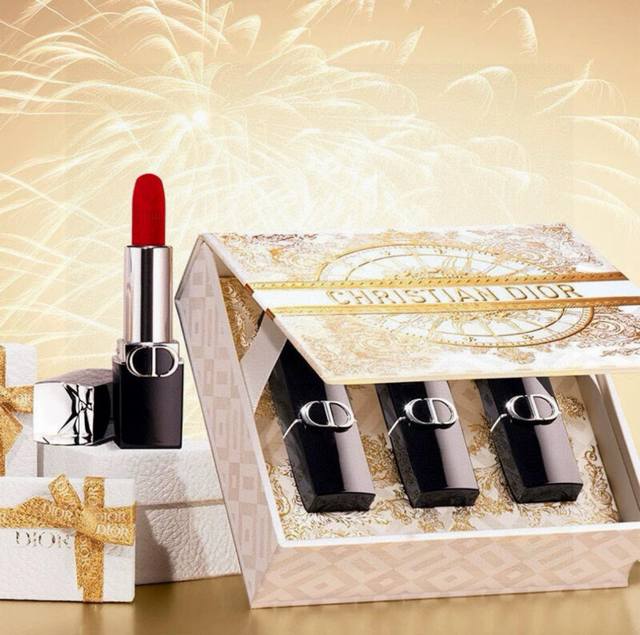 Dior limited edition Mini lipstick three-piece set with handbag Chinese label is