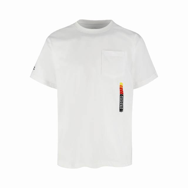Exclusive supply Ch Chrome Heart Progress Bar Short Sleeve White Original Somet